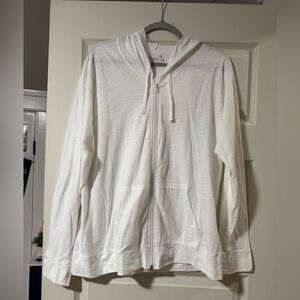 Hanes lightweight zip up hoodie